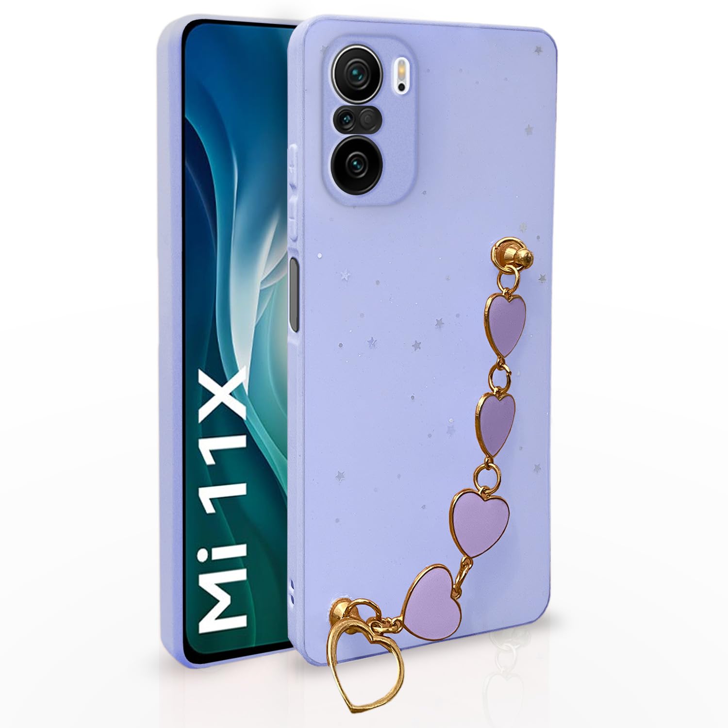 Pikkme Mi 11X/11X Pro Chain purple mobile back cover