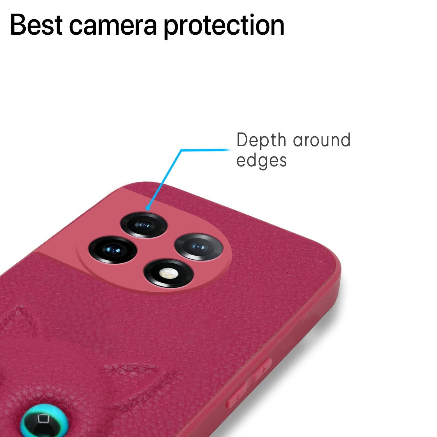 Pikkme OnePlus 11R Kitty Back Cover (Pink)