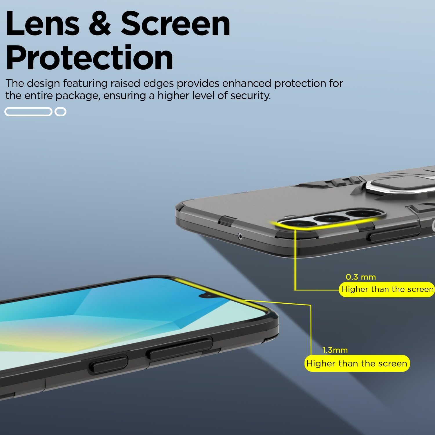 Black back cover for Samsung A56 5G – Pikkme – photo 2