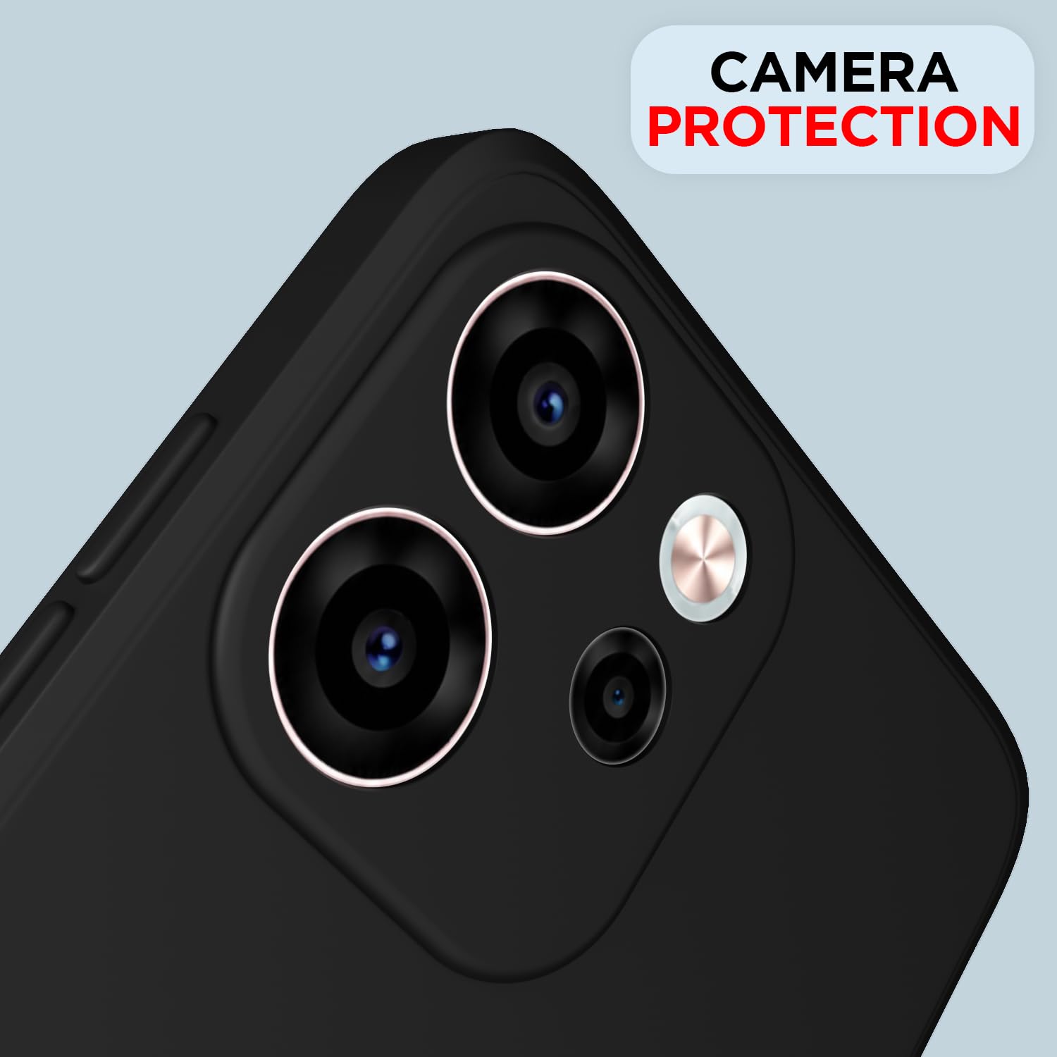 Black Matte mobile cover for Oppo Reno 15F 5G – Pikkme – photo 5