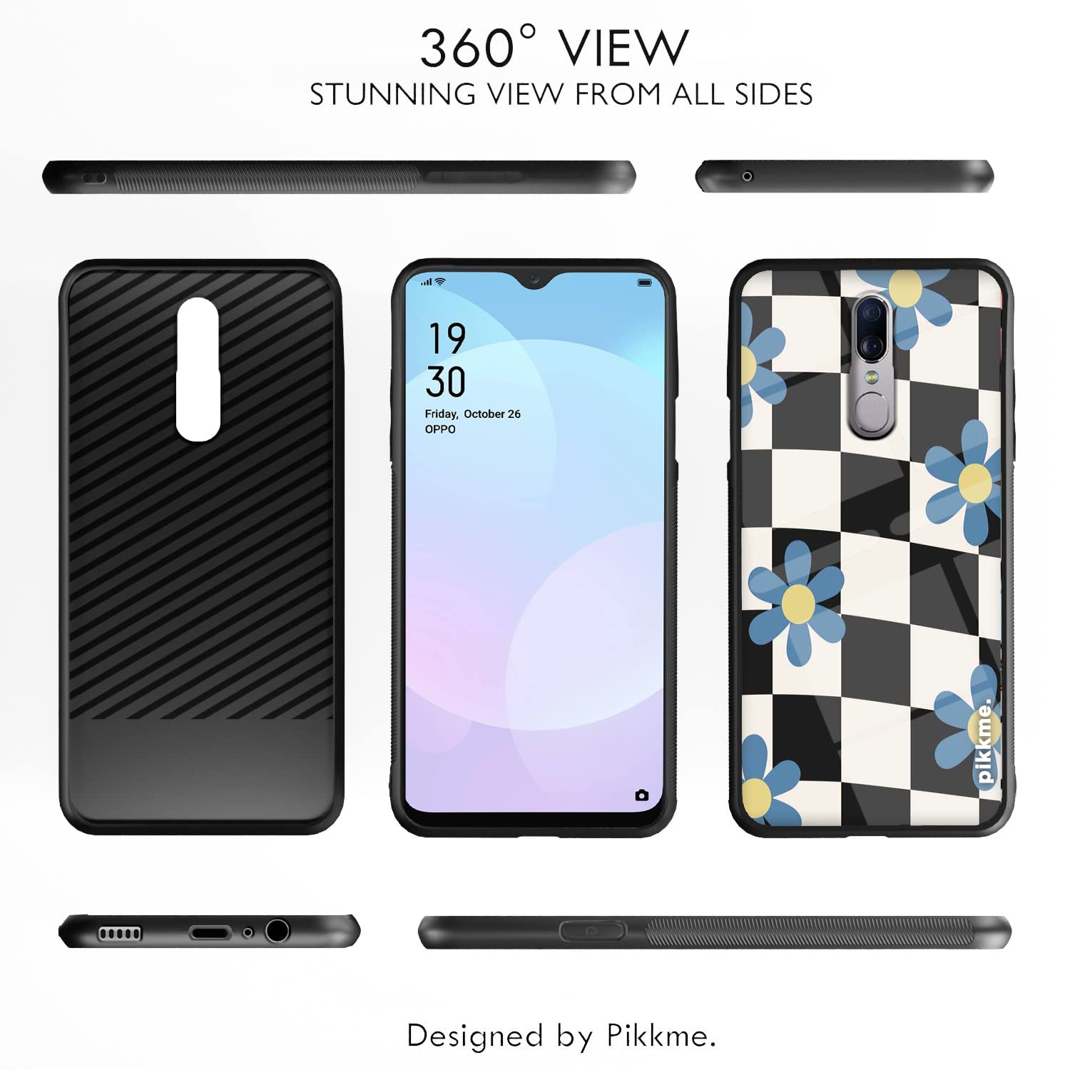 Oppo F11 Flower back cover by Pikkme – photo 2