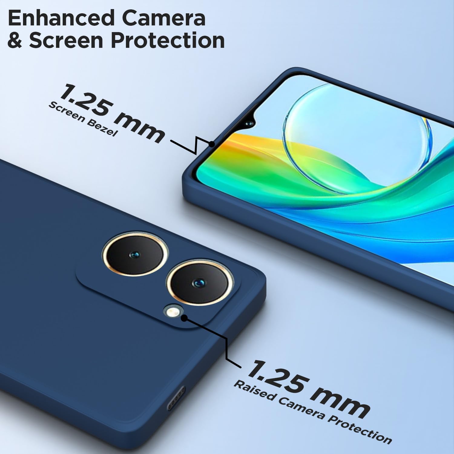 Pikkme blue mobile cover for Vivo Y03 – photo 6