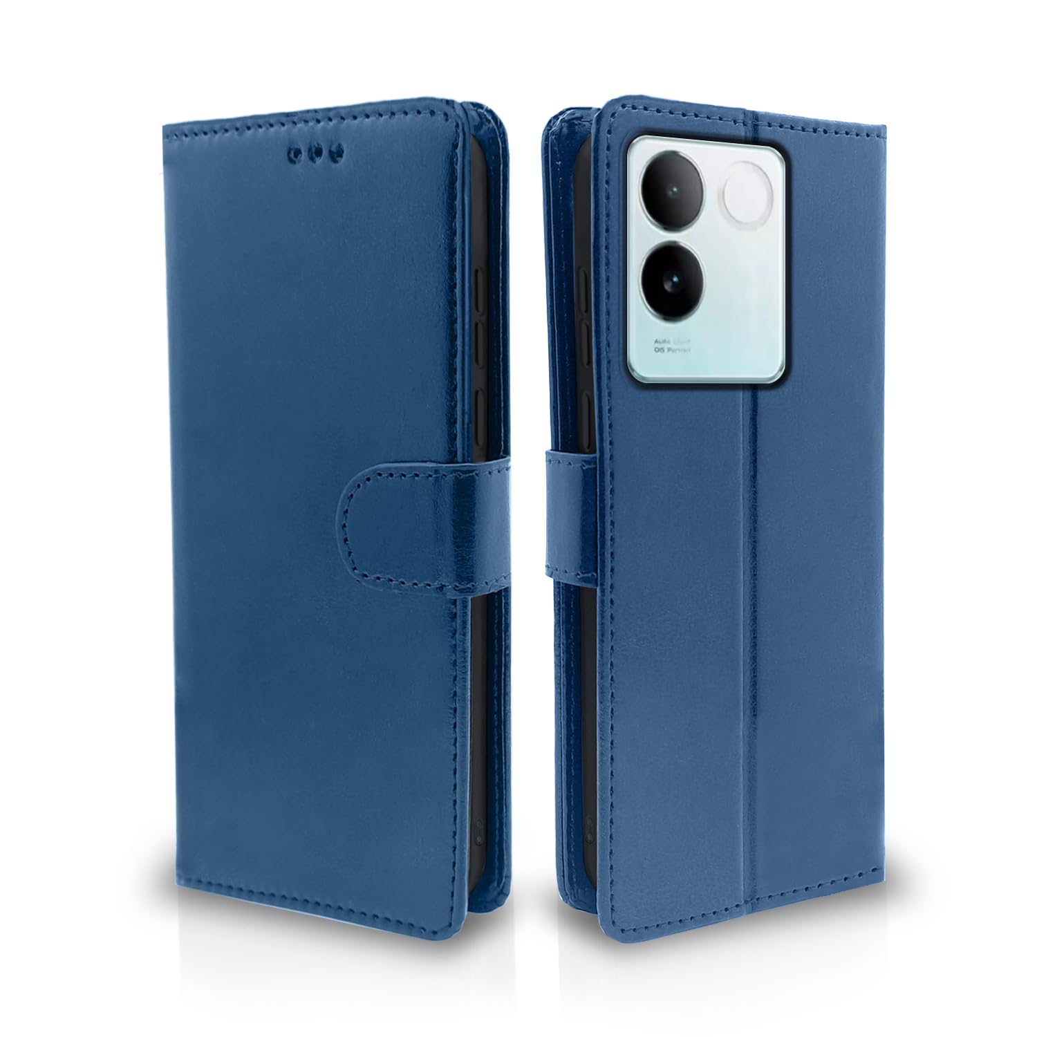 Pikkme blue Wallet wallet flip cover for Vivo T2 Pro 5G