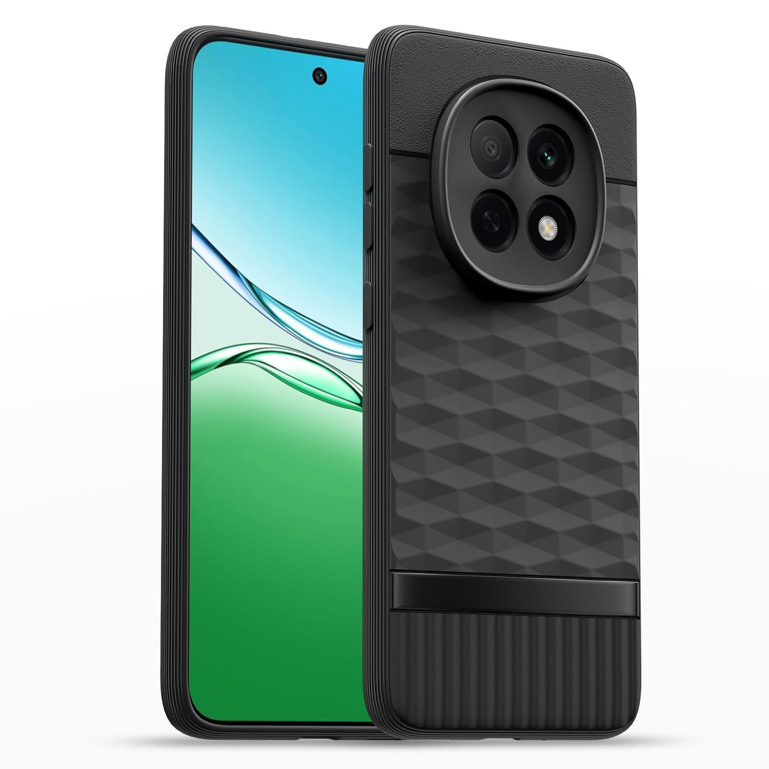 Pikkme Oppo F29 Pro 5G Shockproof Soft Flexible Gencase Back Cover (Black)