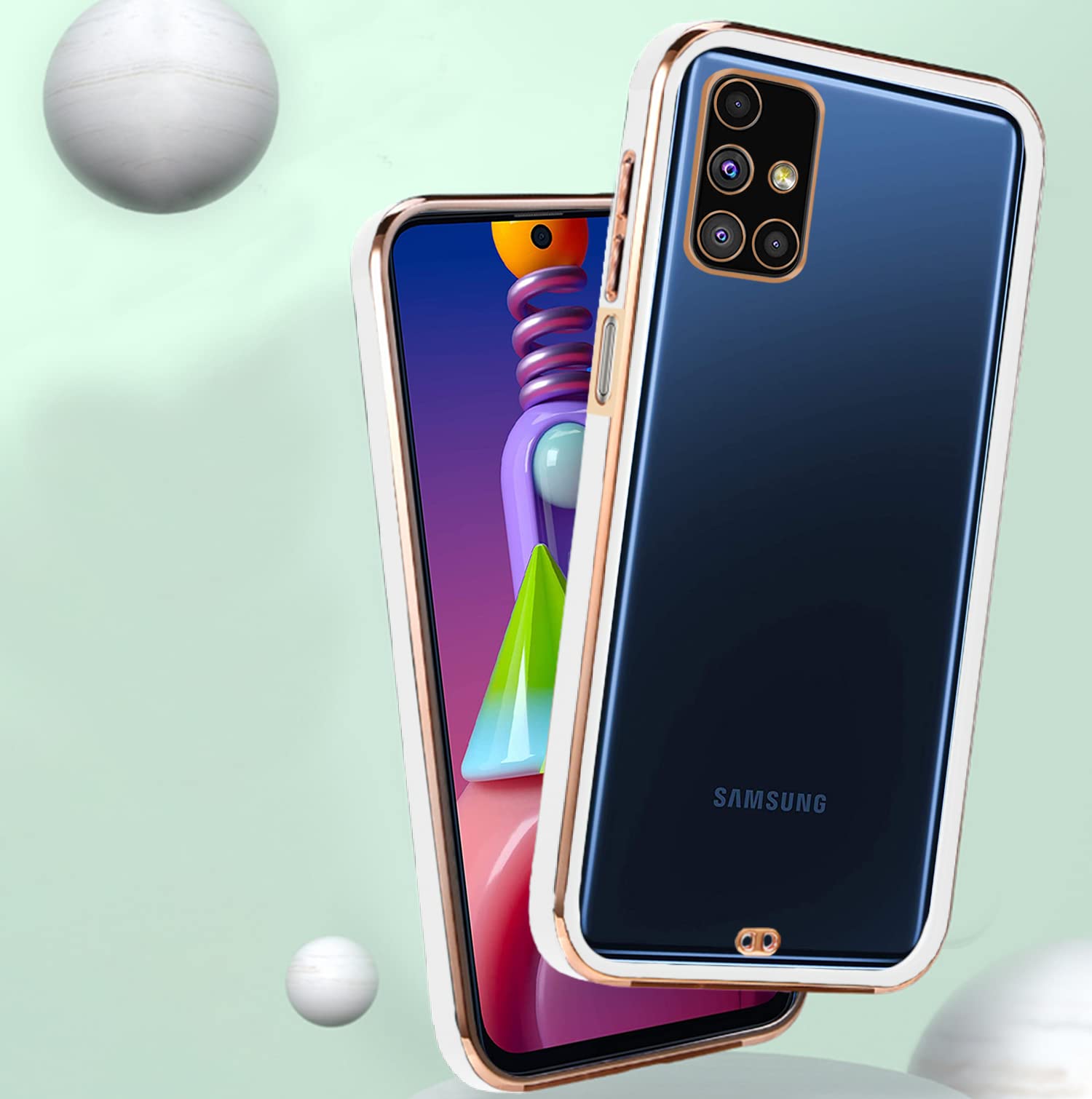 Pikkme Samsung M51 white mobile cover – photo 4