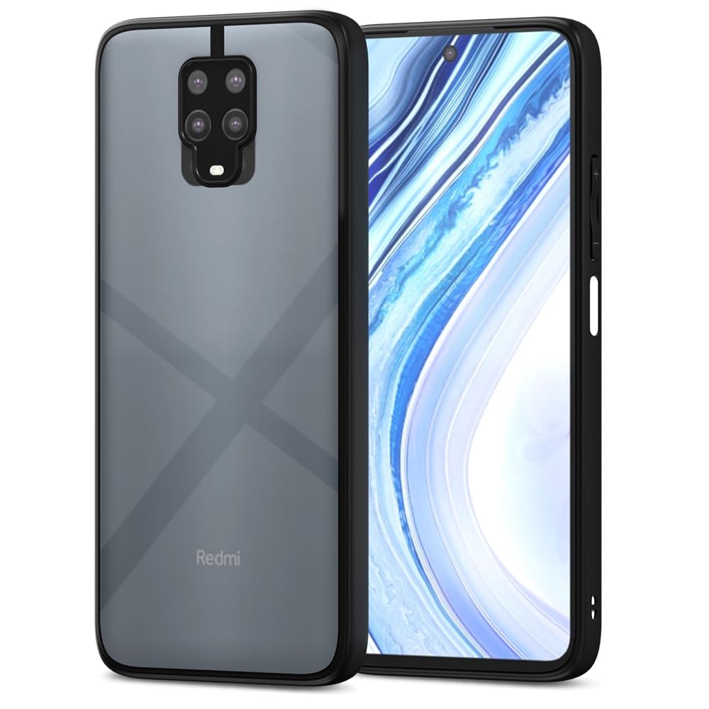 Redmi Note 9 Pro/Note 9 Pro Max/Note 10 Lite phone cover in black by Pikkme