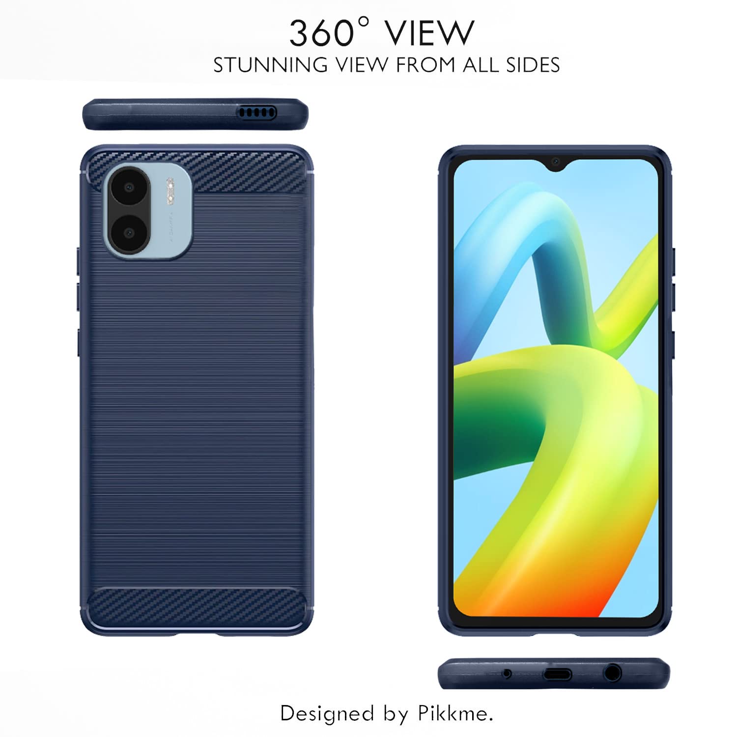Pikkme Redmi A1/A2 blue phone cover – photo 2