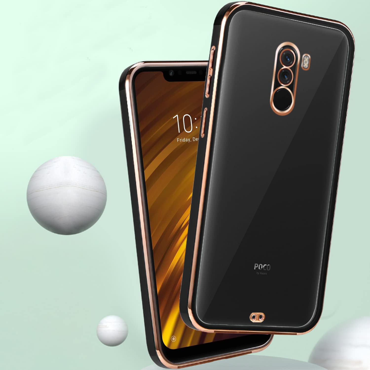 Poco F1 phone cover in black by Pikkme – photo 4