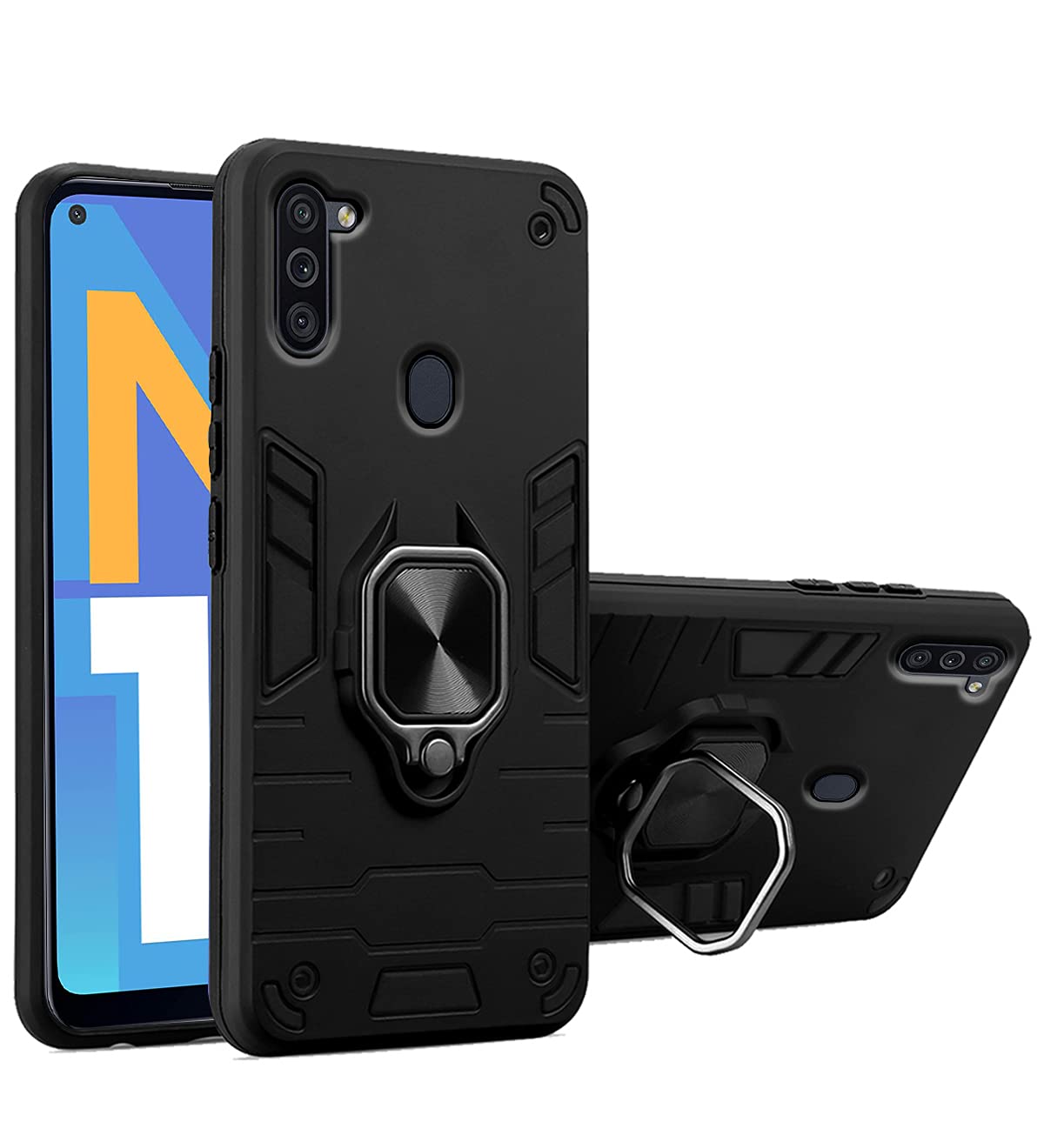Pikkme Samsung M11 black back cover