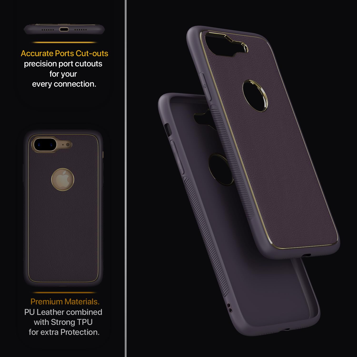Pikkme iPhone 7 Plus/8 Plus purple phone cover – photo 5
