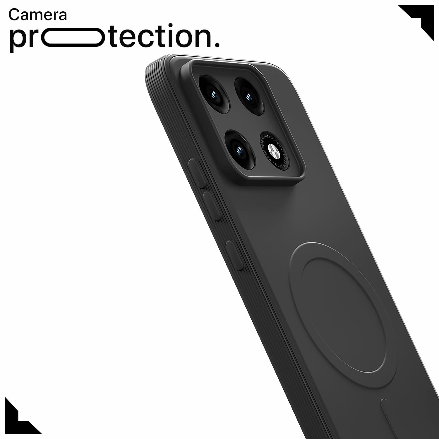 Moto Edge 70 Pro 5G MagSafe mobile cover in black by Pikkme – photo 5