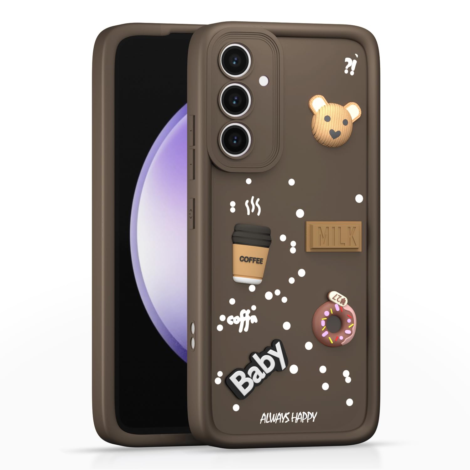 Pikkme Samsung S23 FE 5G brown mobile cover