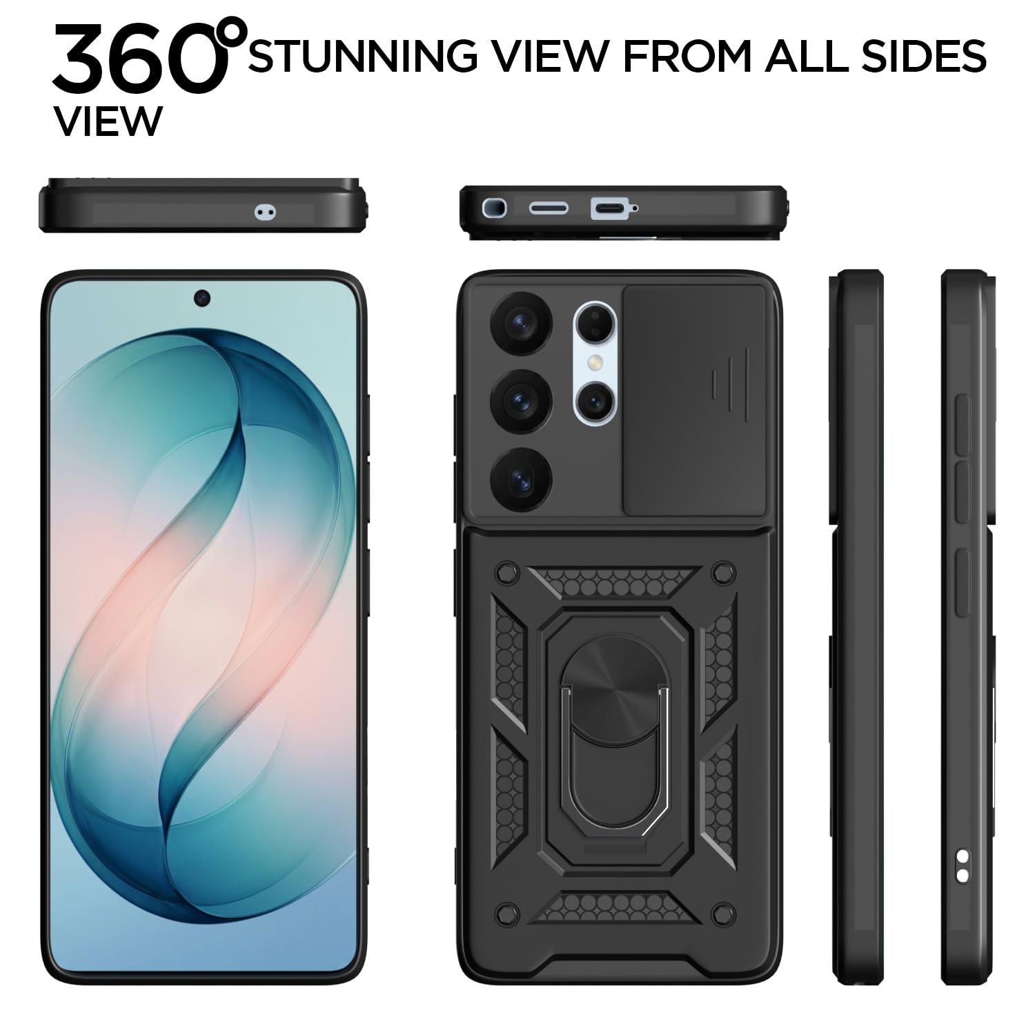 Black phone cover for Samsung S26 Ultra 5G/360 – Pikkme – photo 5