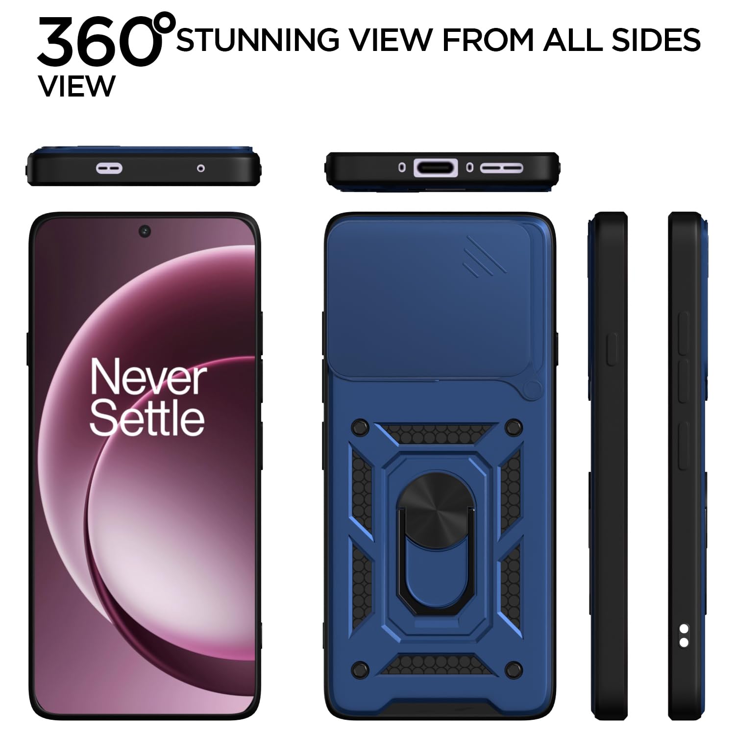 Pikkme blue D10 Camera Shield mobile back cover for OnePlus 15 5G/360 – photo 5