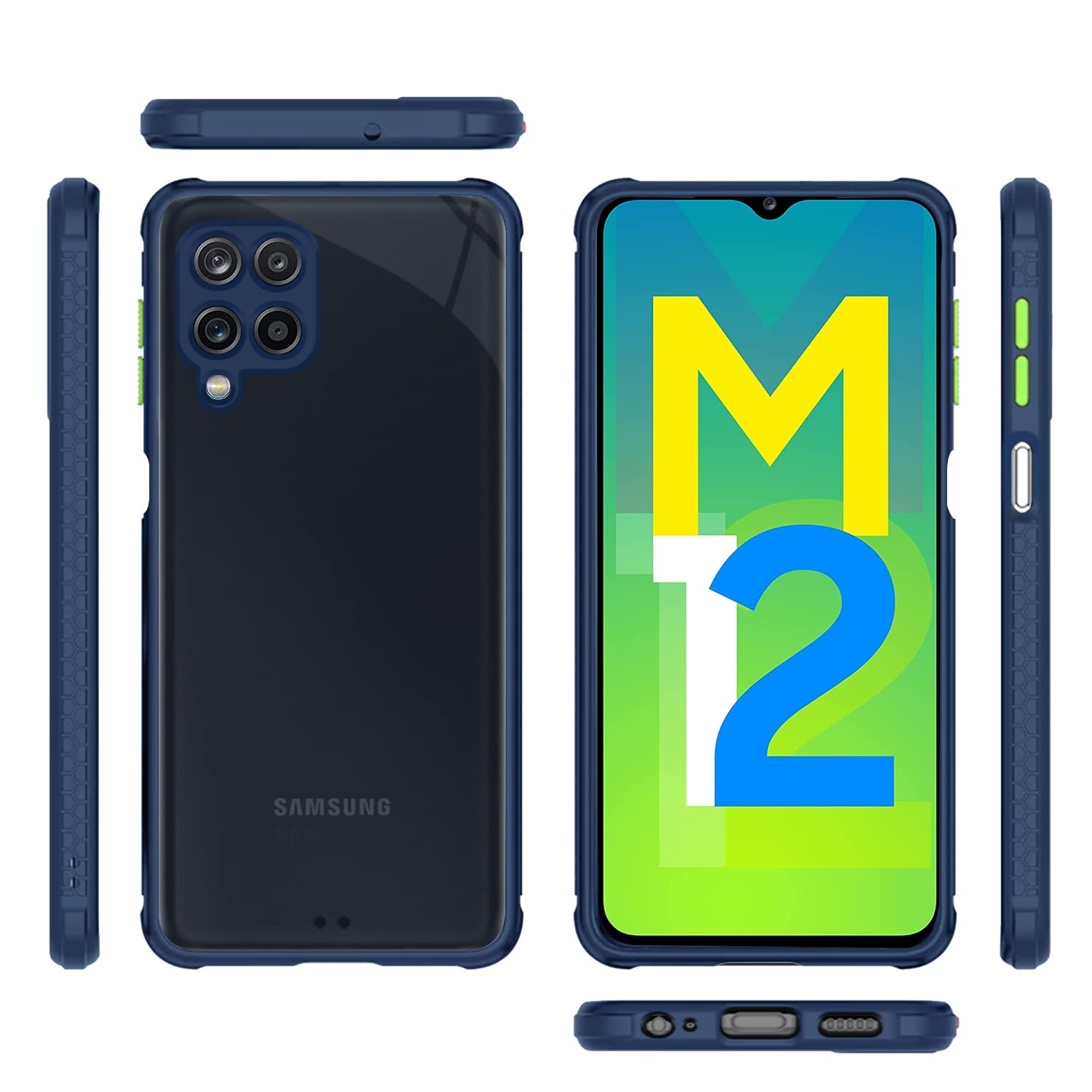 Blue Clear mobile cover for Samsung M12/A12/F12 – Pikkme – photo 3