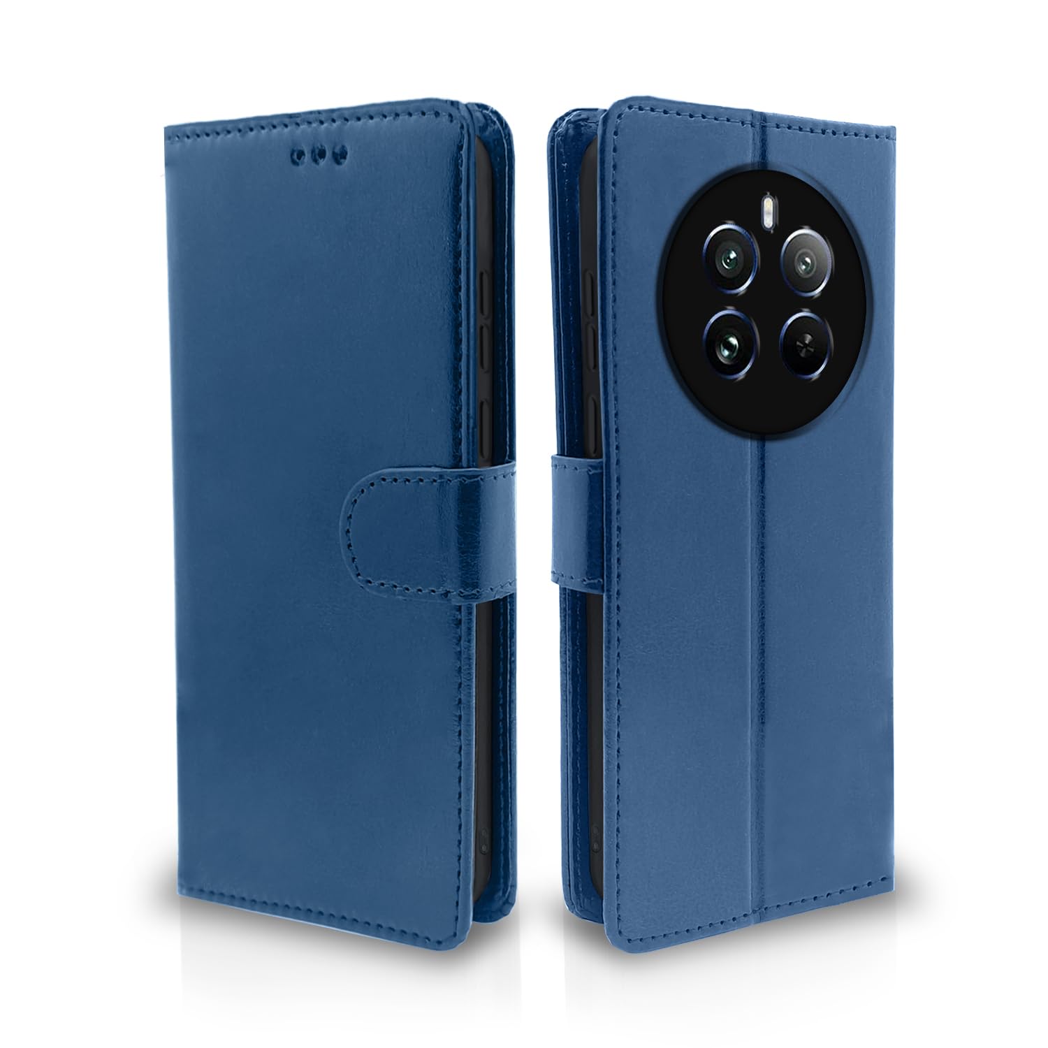 Realme 12 Pro/12 Pro Plus 5G flip cover in blue by Pikkme