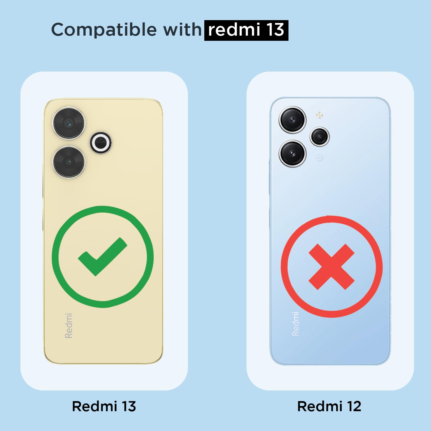 Transparent mag-safe phone cover for Redmi 13/Poco M6 Plus 5G – Pikkme – photo 4