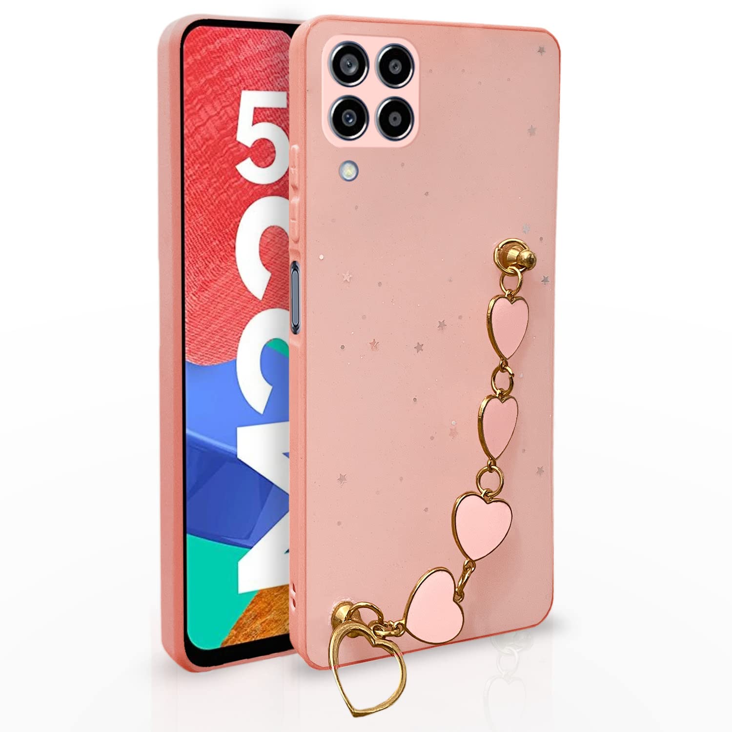 Pink back cover for Samsung M33 5G – Pikkme