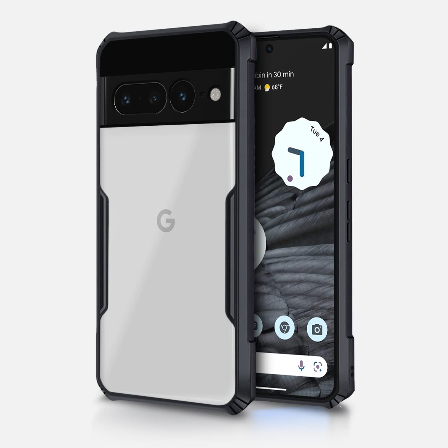 Pikkme black Hybrid phone cover for Google Pixel 7 Pro