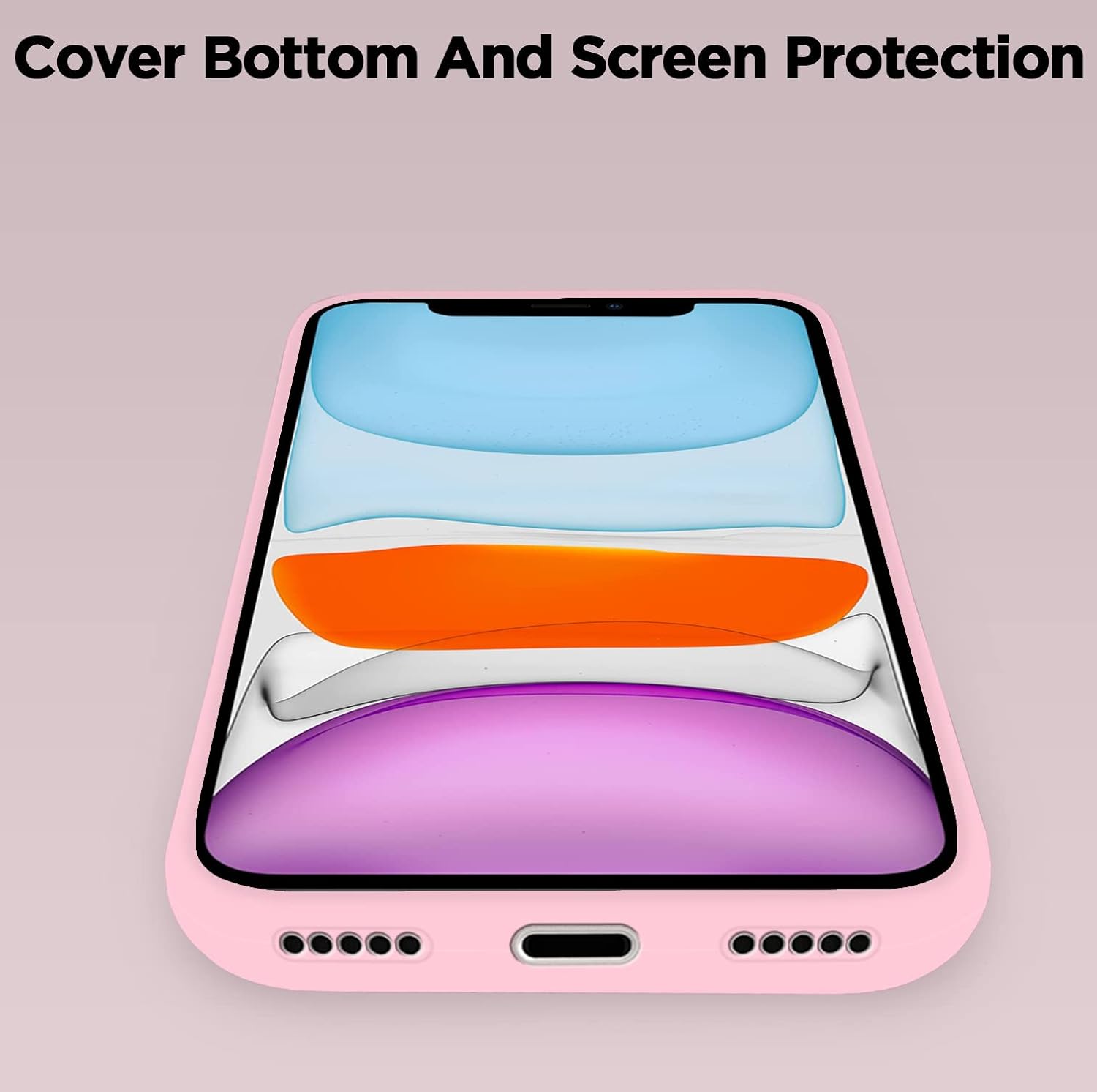 Pikkme iPhone 11 Super Soft Silicone Back Cover (Pink)