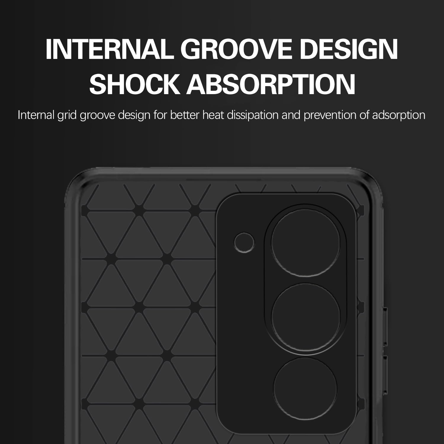 Redmi 15 5G Hybrid mobile cover in black by Pikkme – photo 5