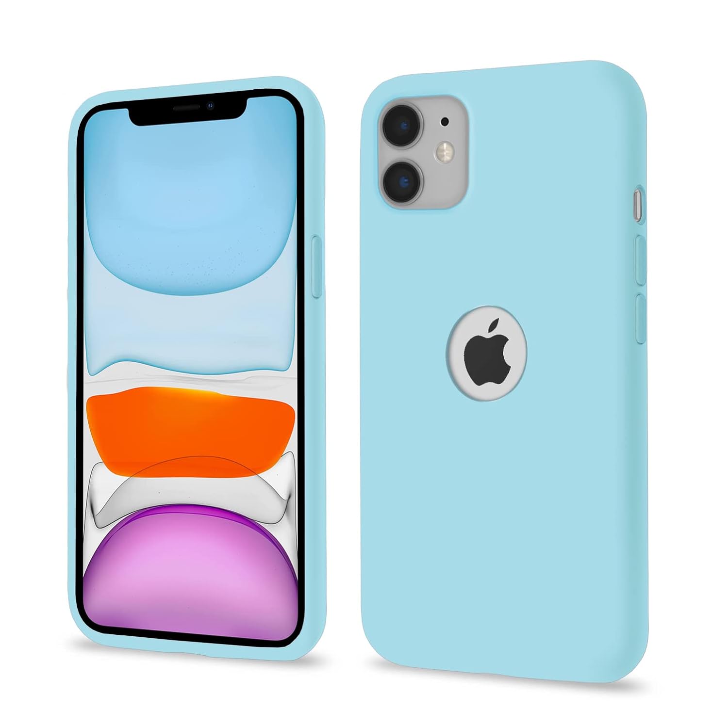 iPhone 11 Super Soft Silicone Back Cover (Sea Green)