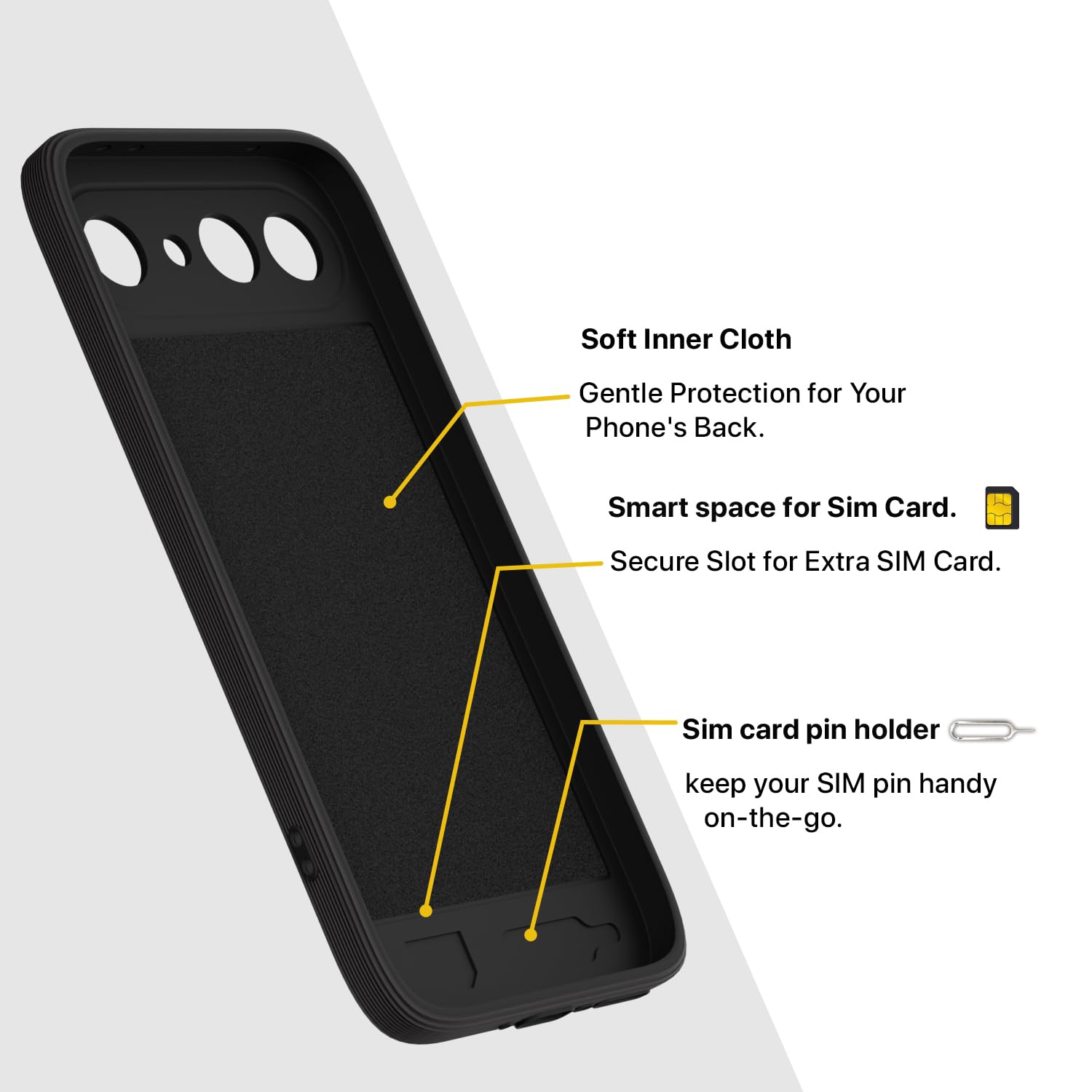 Pikkme Vivo X300 FE 5G black mobile back cover – photo 6