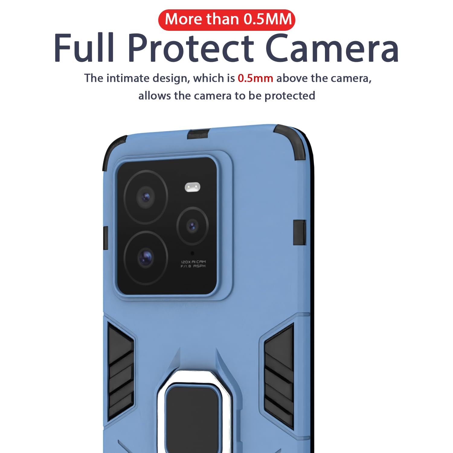 Pikkme blue phone cover for Realme GT 7 Pro 5G – photo 7