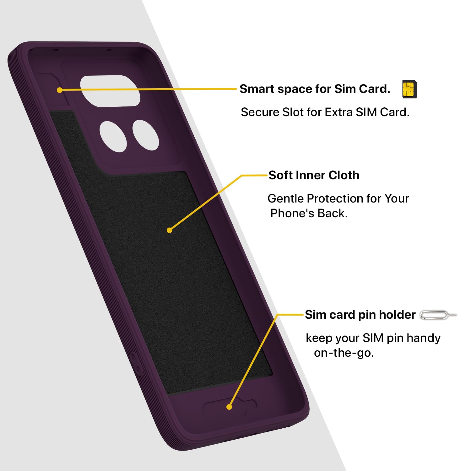 Pikkme purple phone cover for Realme 16 Pro Plus 5G – photo 6