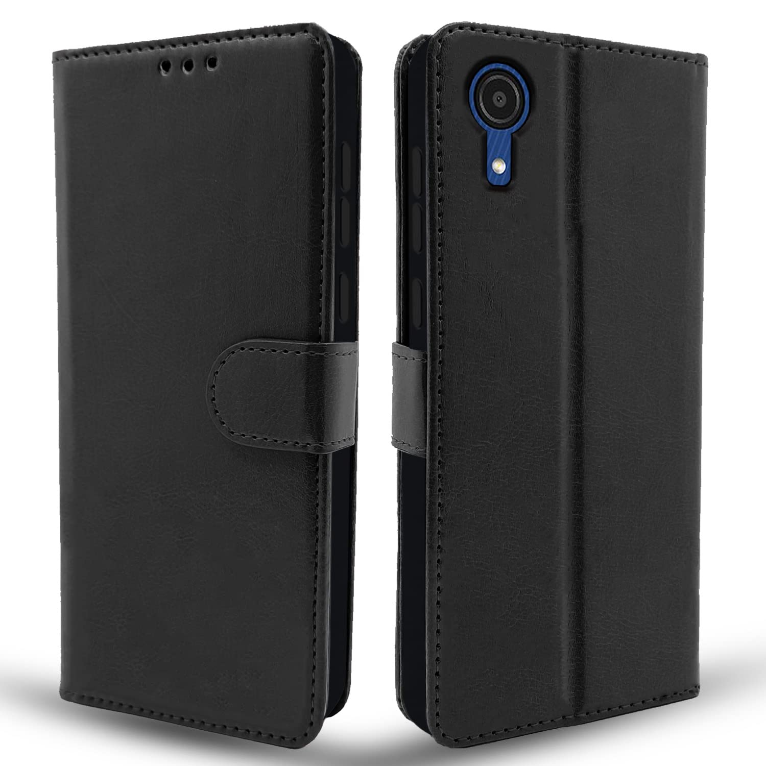 Samsung Galaxy A03 Core Vintage Flip Cover - Black
