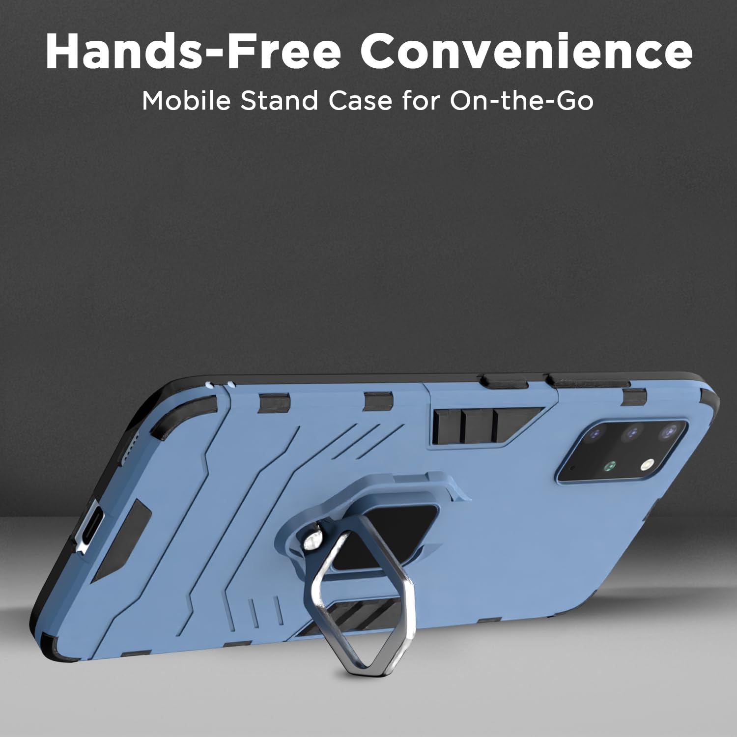 Samsung S20 Plus D5 Tough Armor back cover in blue by Pikkme – photo 6
