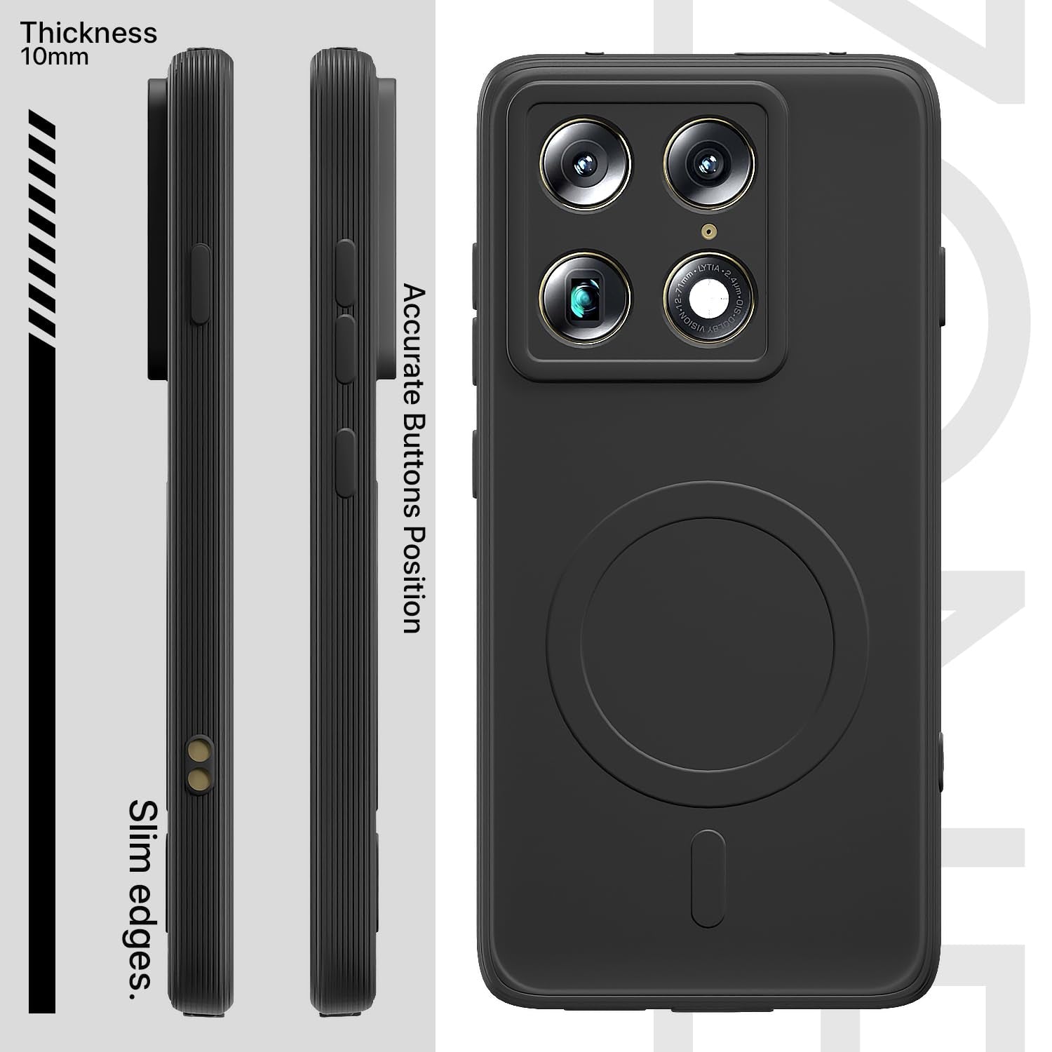 Pikkme black mobile cover for Moto Signature 5G – photo 3