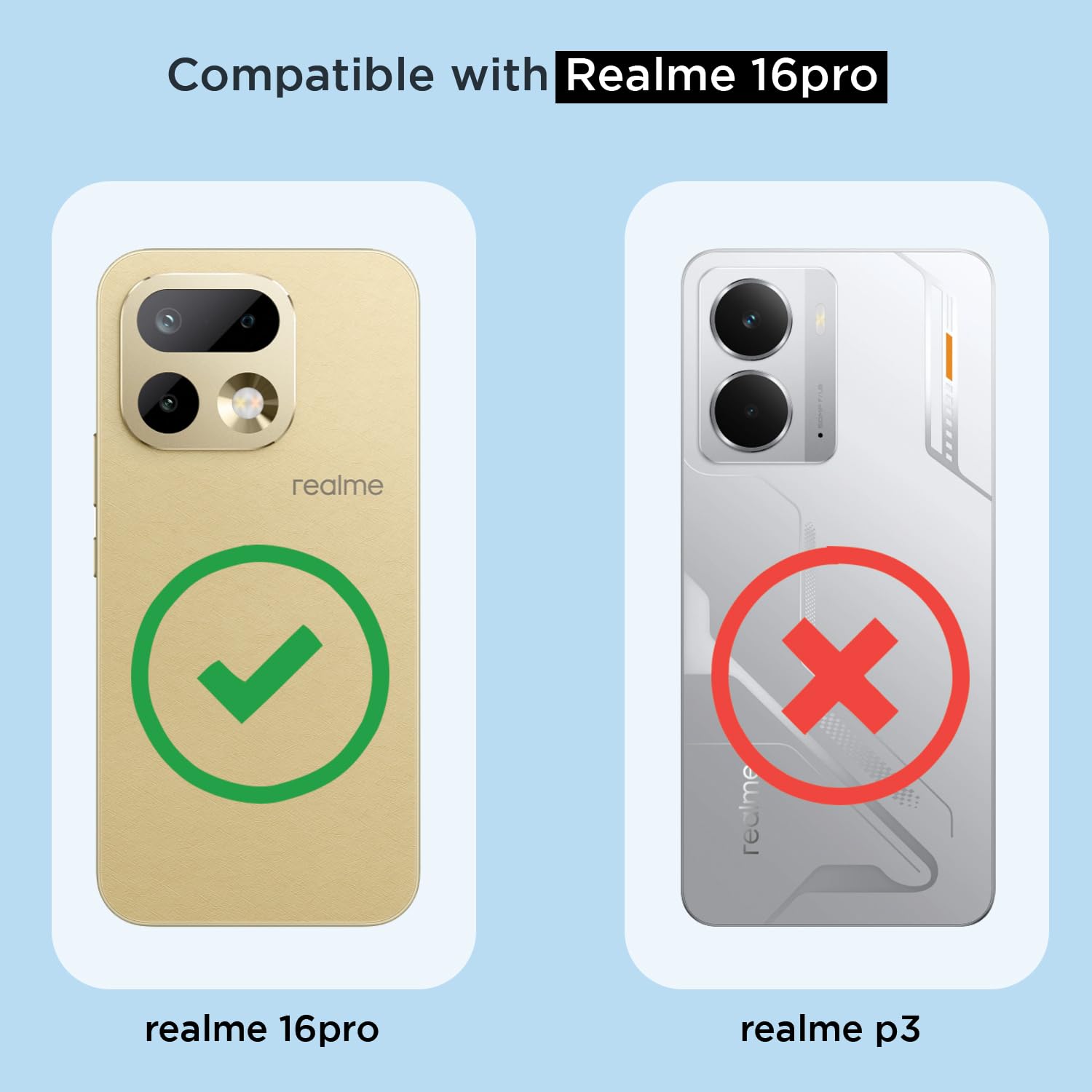 Pikkme Realme 16 Pro 5G MagSafe transparent mag-safe phone cover – photo 4