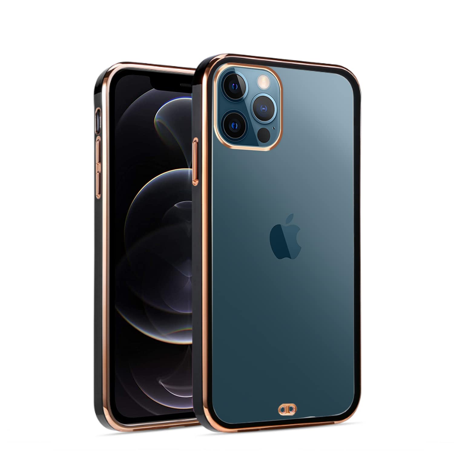 Pikkme iPhone 12 Pro Chrome black back cover
