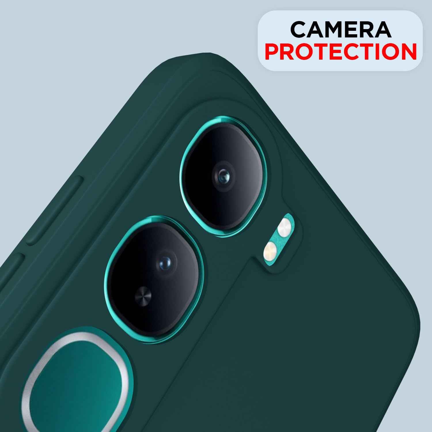Pikkme Vivo Y300/V40 Lite 5G Matte green mobile cover – photo 5