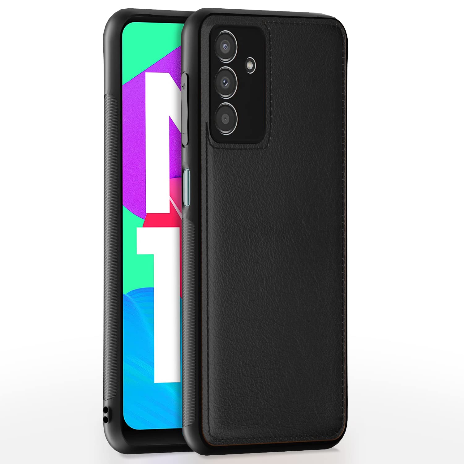 Pikkme black back cover for Samsung M13 4G