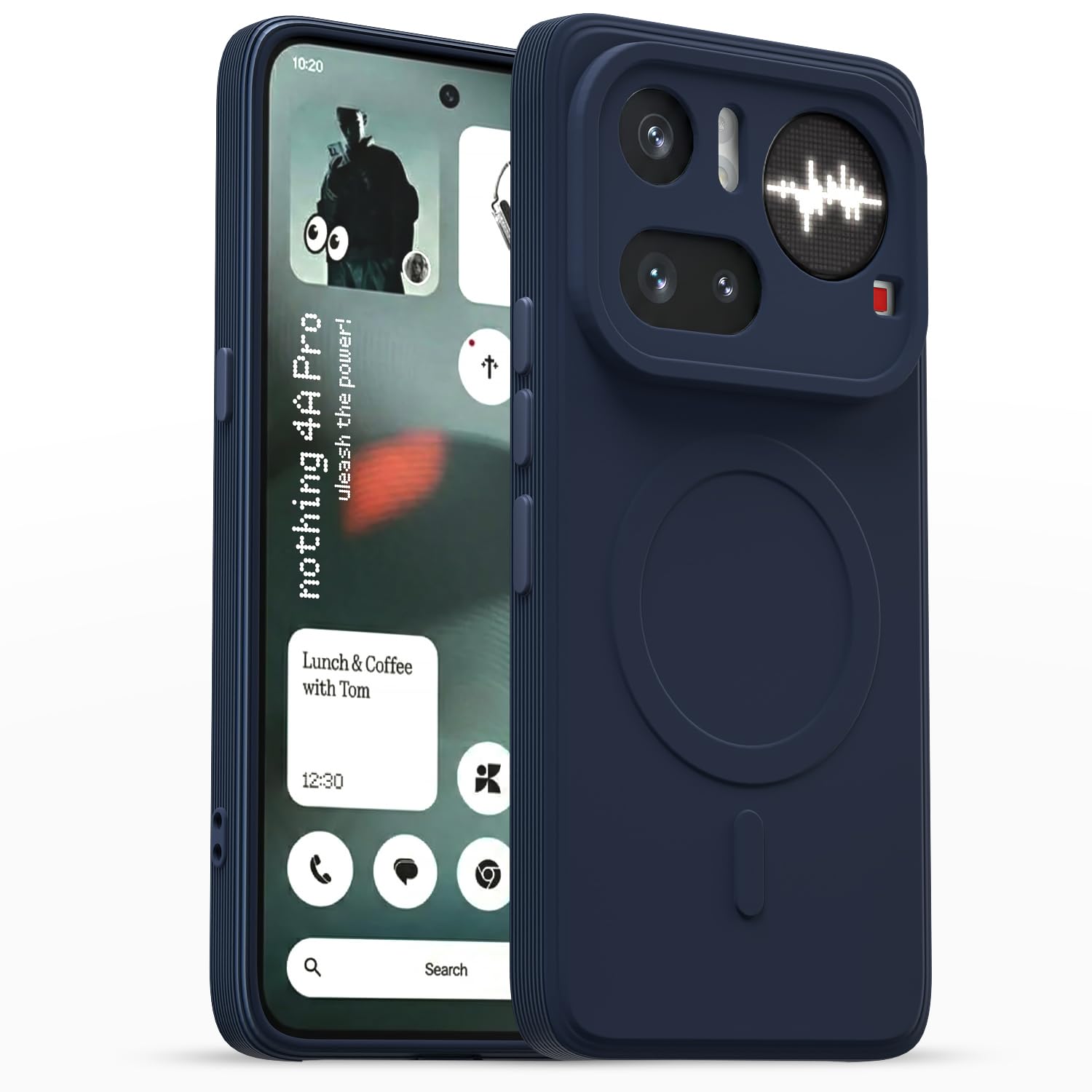 Pikkme Nothing Phone 4a Pro 5G MagSafe blue back cover
