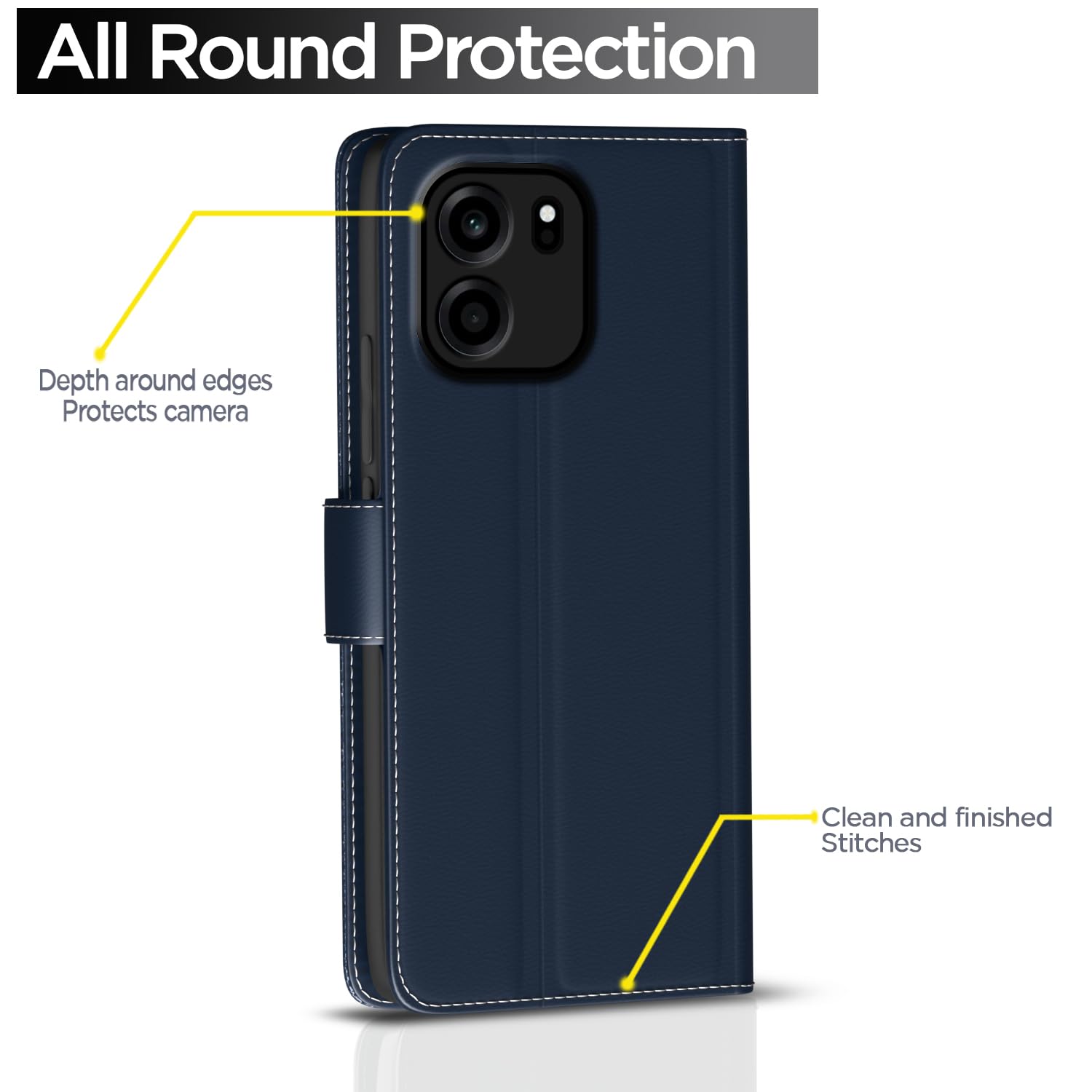 Pikkme OnePlus Nord CE 6 5G Wallet blue flip case – photo 4