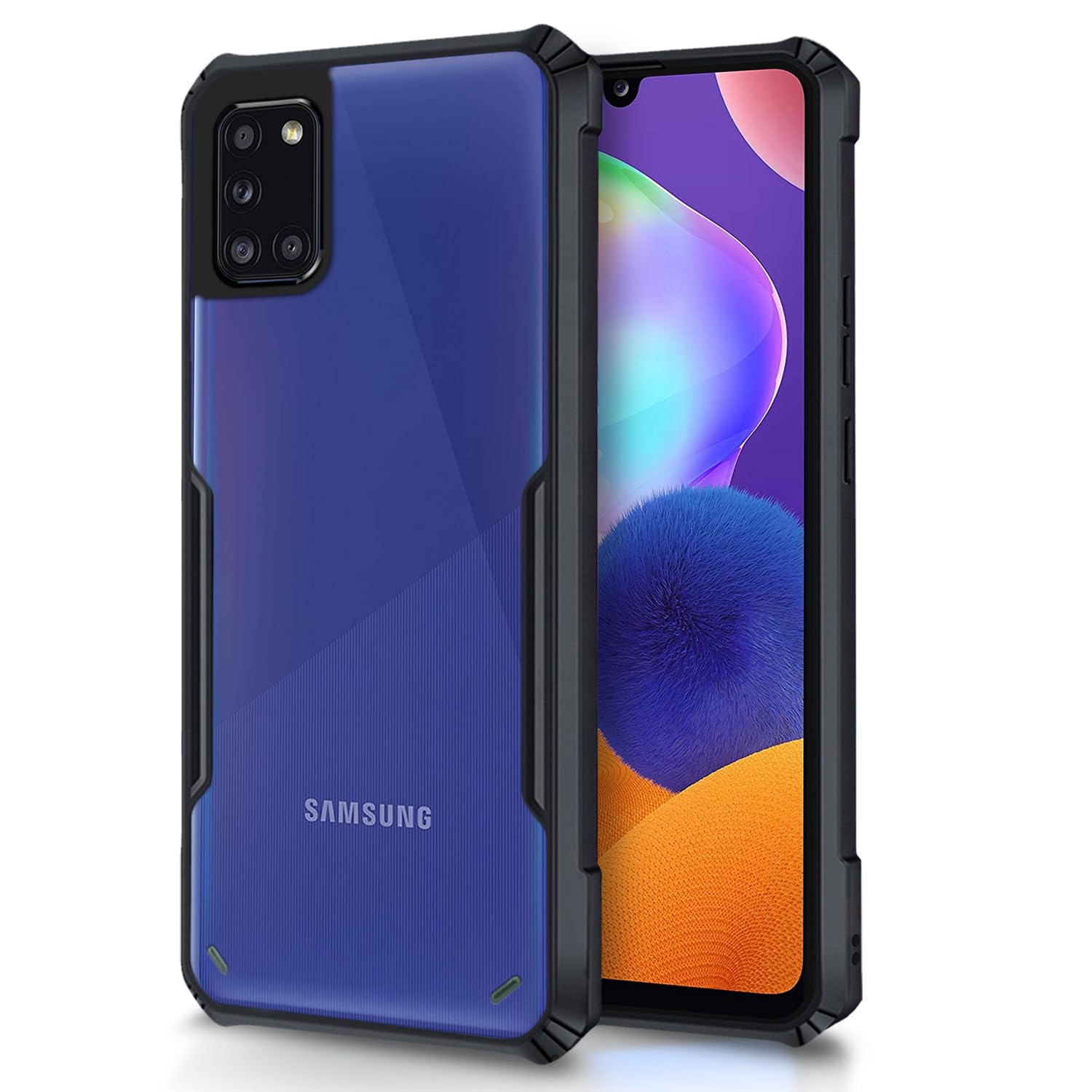 Samsung Galaxy A31 Eagle Back Cover -Black