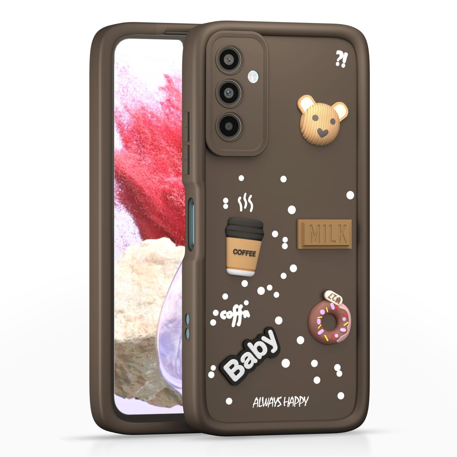 Pikkme samm34 5g Coff Back Cover - Brown
