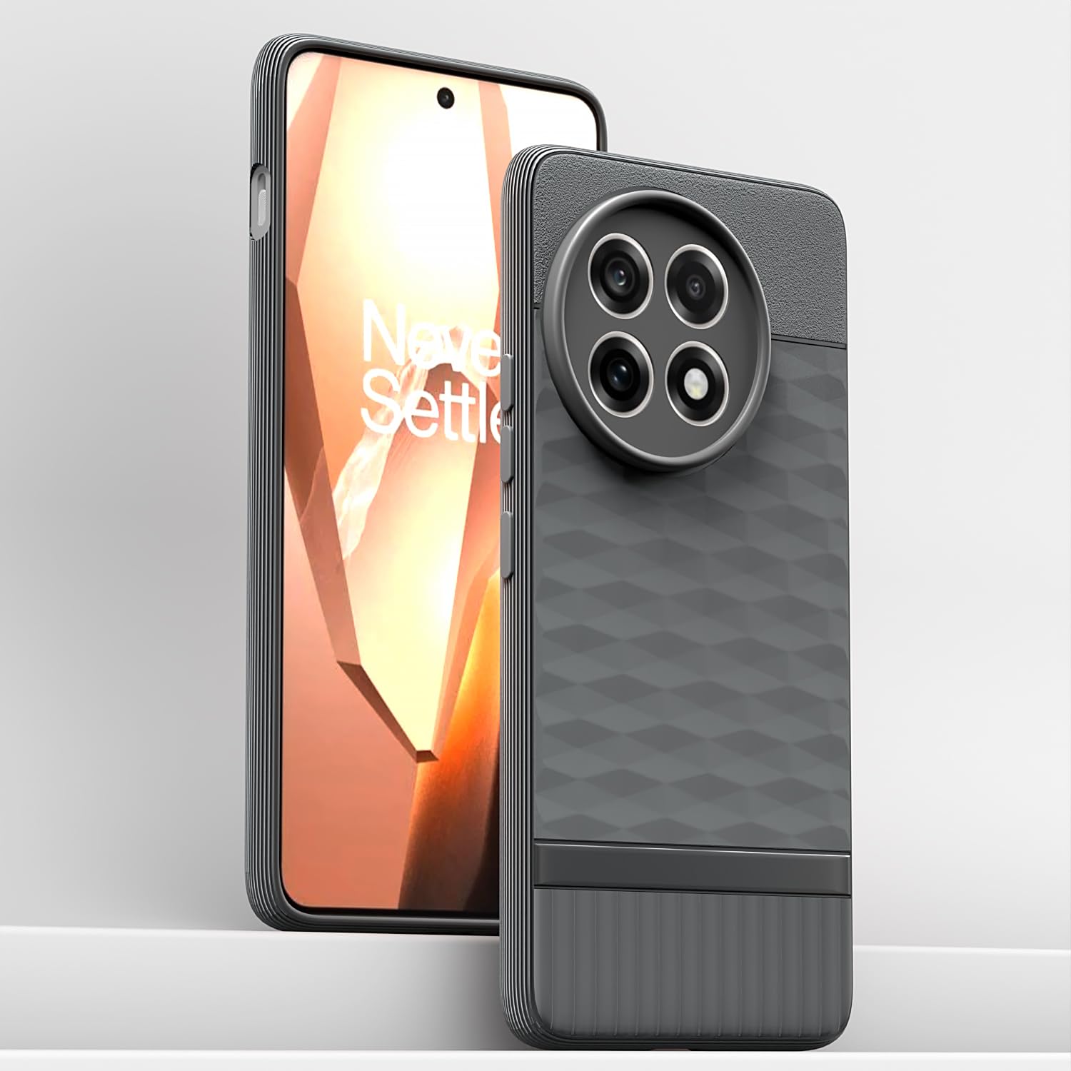 Pikkme OnePlus 13R 5G Gencase Back Cover (Grey)
