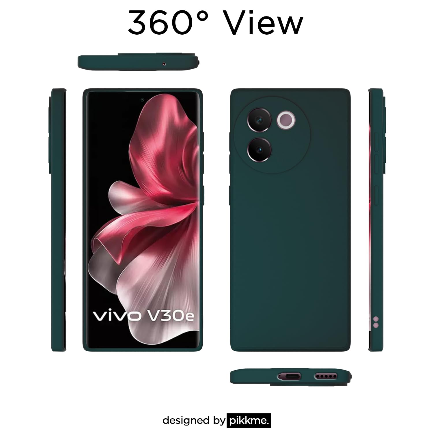 Green mobile cover for Vivo V30e 5G – Pikkme – photo 3