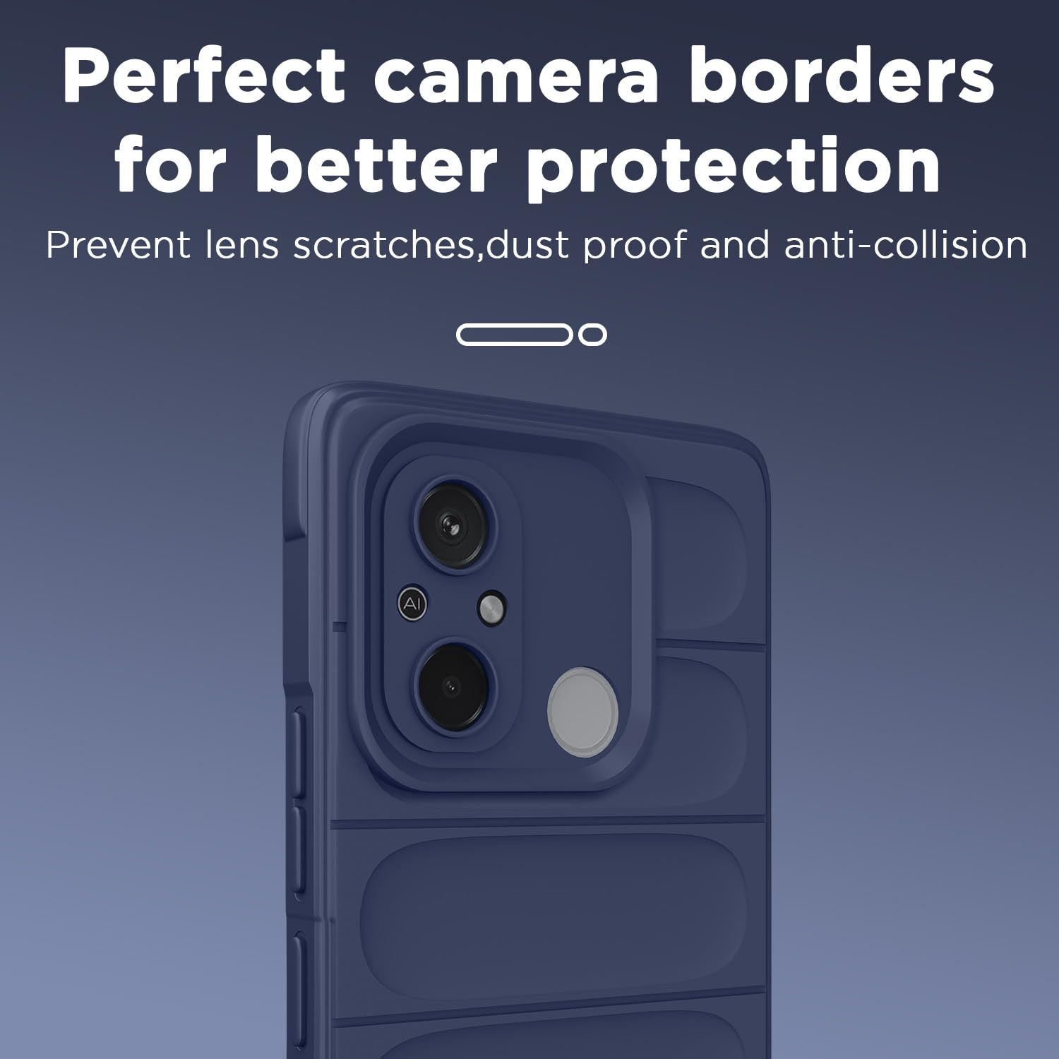 Blue Liquid Silicone mobile cover for Redmi 12C/Poco C55 – Pikkme – photo 7