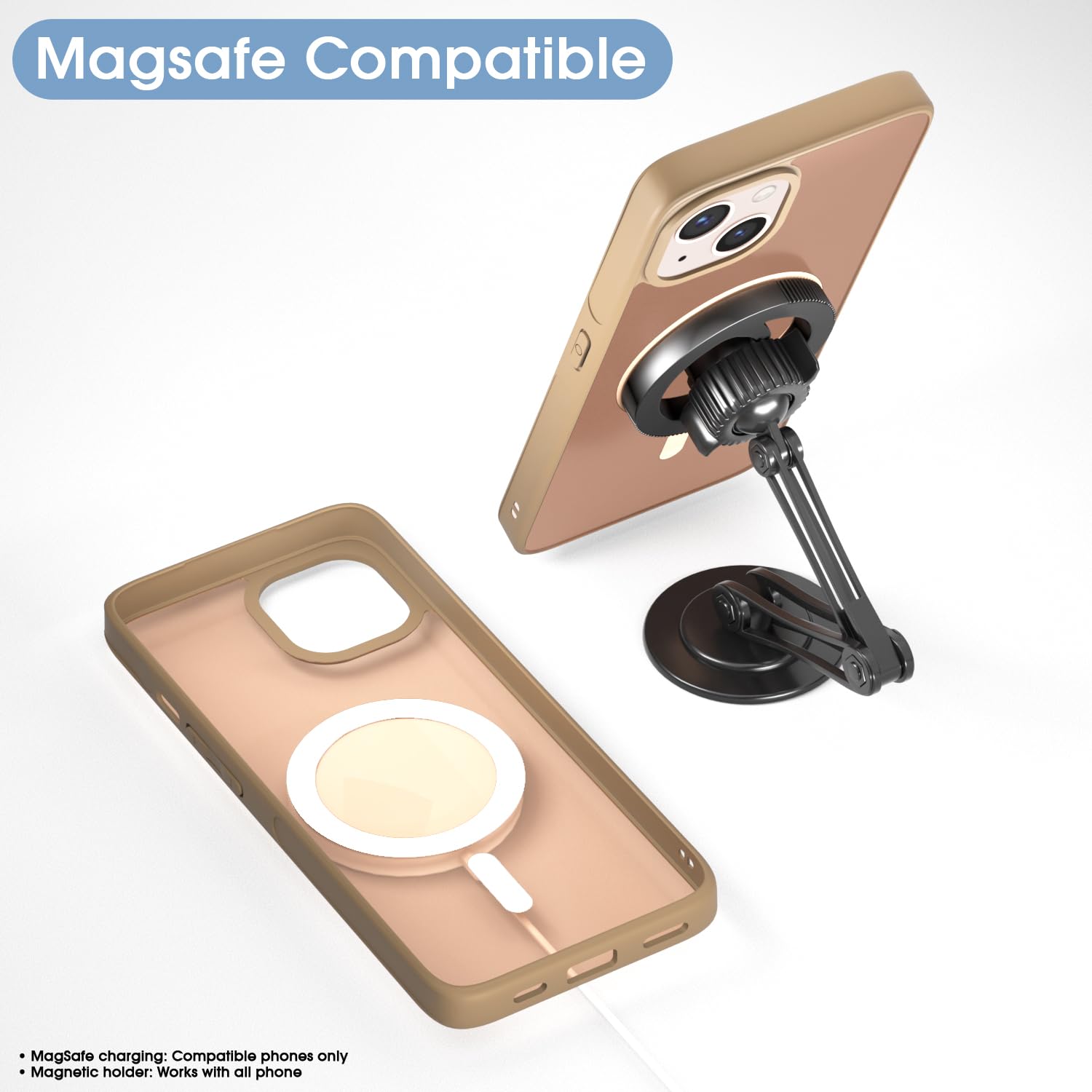 iPhone 14 MagSafe mobile cover in brown by Pikkme – photo 7