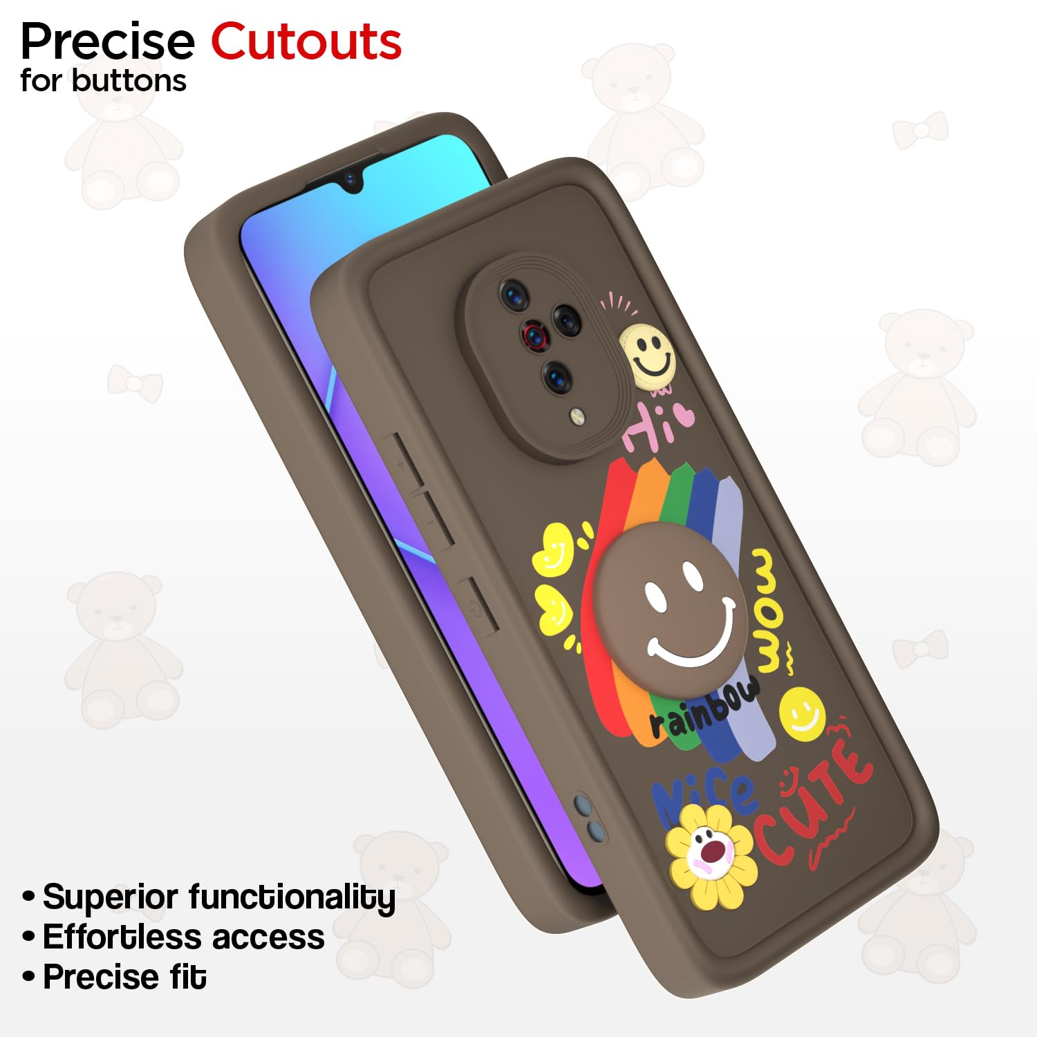 Pikkme brown back cover for Vivo S1 Pro – photo 6