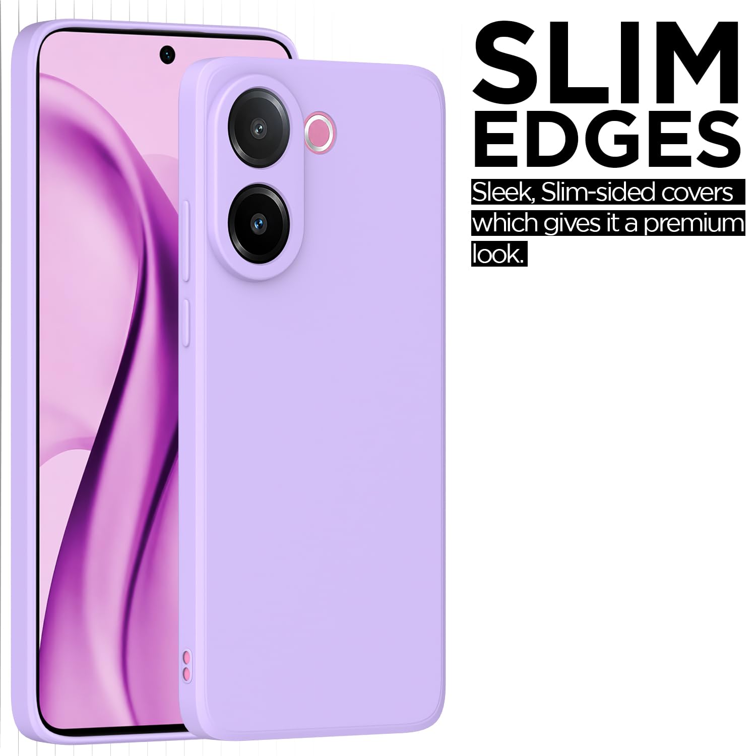 Pikkme Vivo V60e/V60 5G Matte purple mobile back cover – photo 6