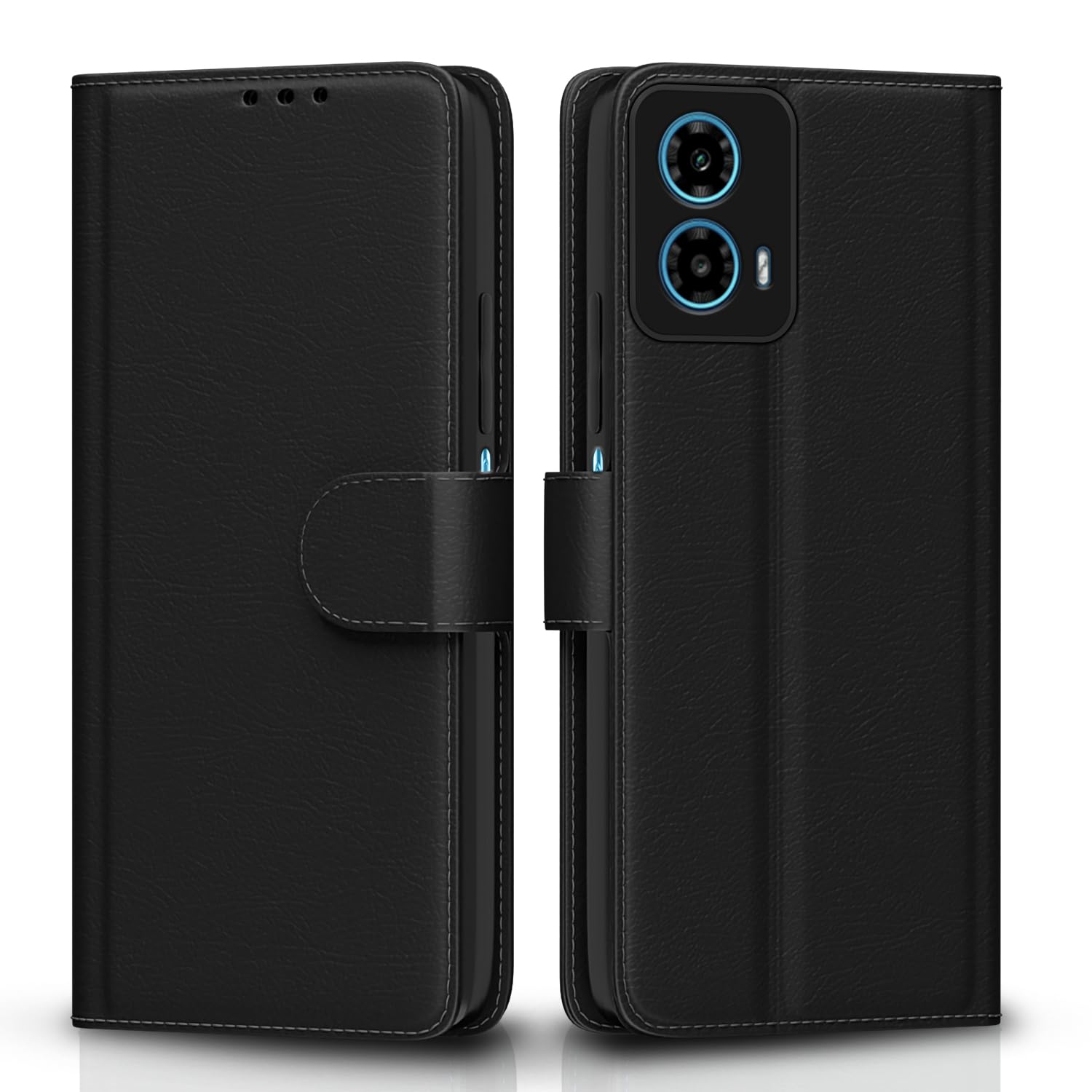Pikkme Moto G34/G45 5G black wallet flip cover