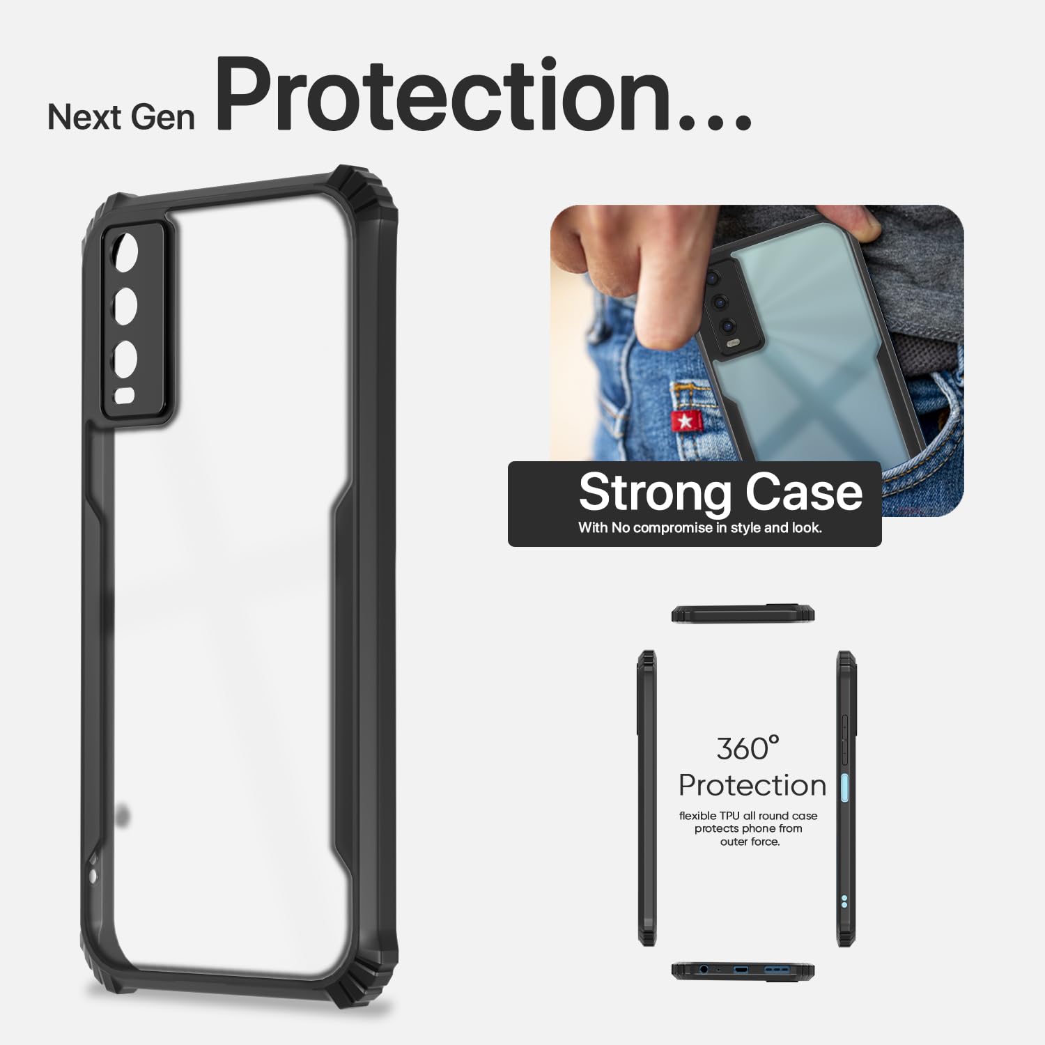 Pikkme black phone cover for Vivo Y20 – photo 6