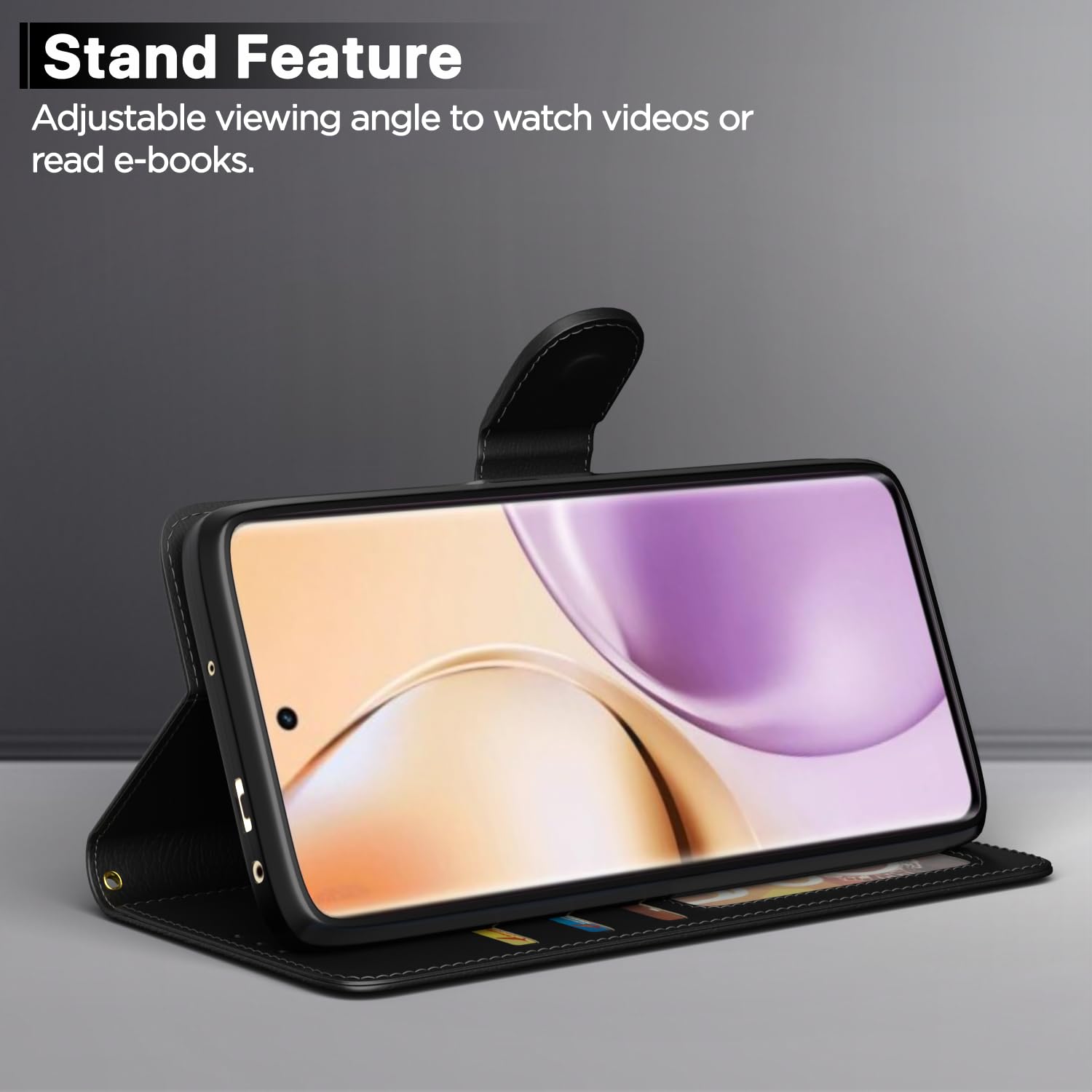Pikkme Realme 14 Pro 5G Wallet black wallet flip cover – photo 3