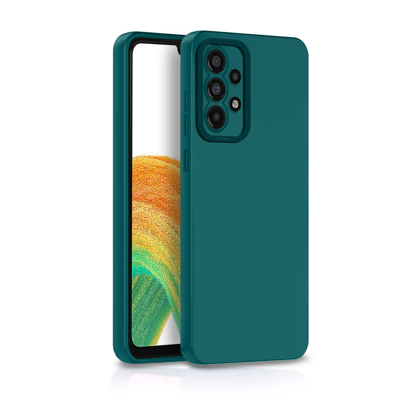 Samsung A33 5G mobile cover in green by Pikkme